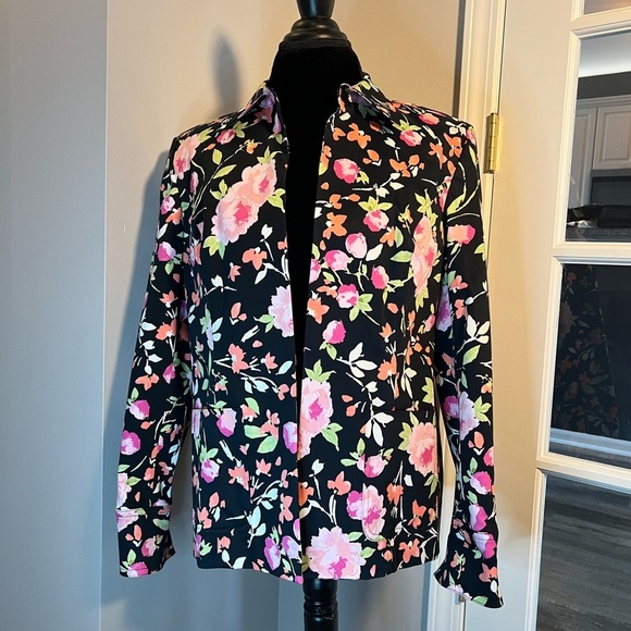 Beautiful floral women’s jacket/blazer size XL by First Issue a Liz Claiborne co - Picture 1 of 10
